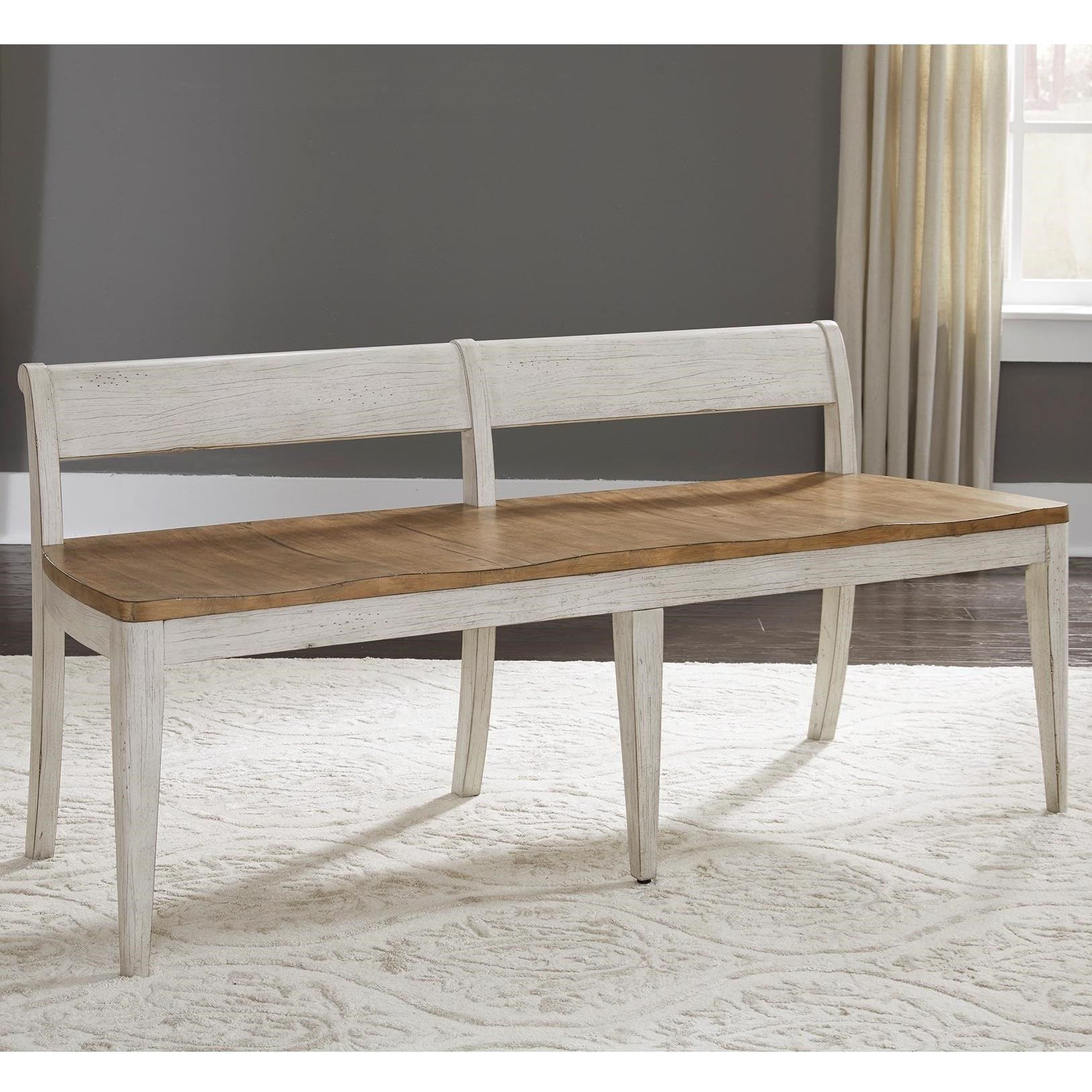High back 2025 farmhouse bench